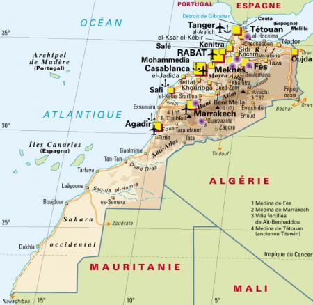 la carte du mamlaka